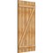 Ekena Millwork Joined Board-n-Batten Shutters w/Z-Bar, Rough Sawn Western Red Cedar, 26 7/8W x 54H, PR RBJ06Z26X054RWR - alternate 4